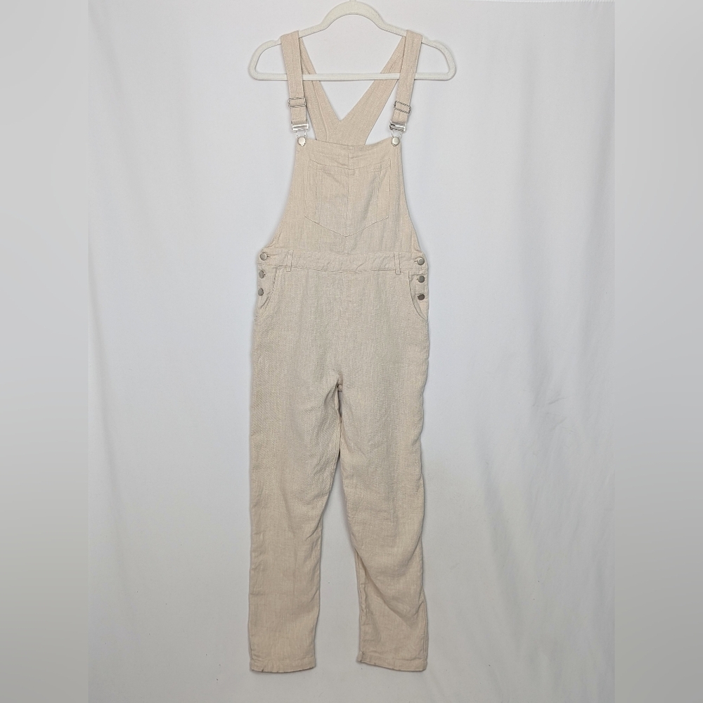 Beige Women’s Overalls - Classic Casual Overalls